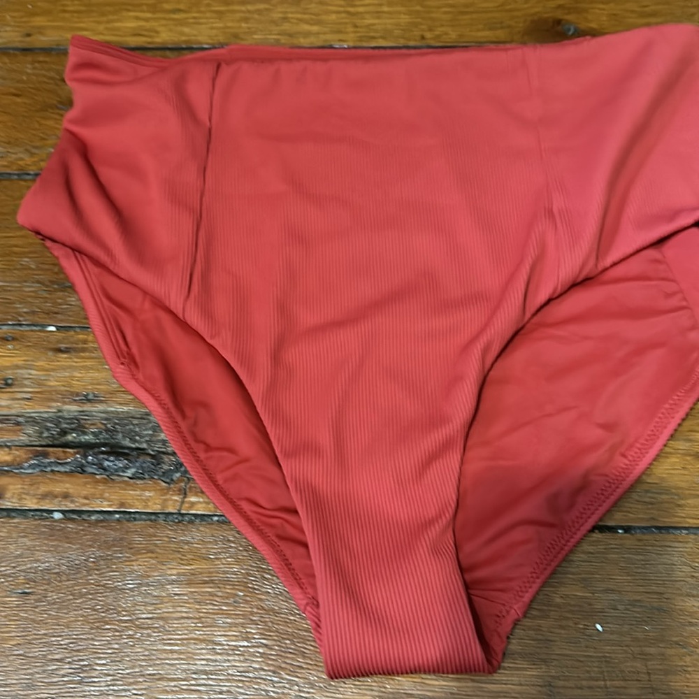 CALIA by Carrie Underwood Red Bikini Bottom - Picture 2 of 5